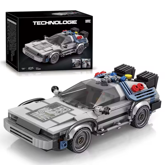 Blocks DeLorean Back to the Future