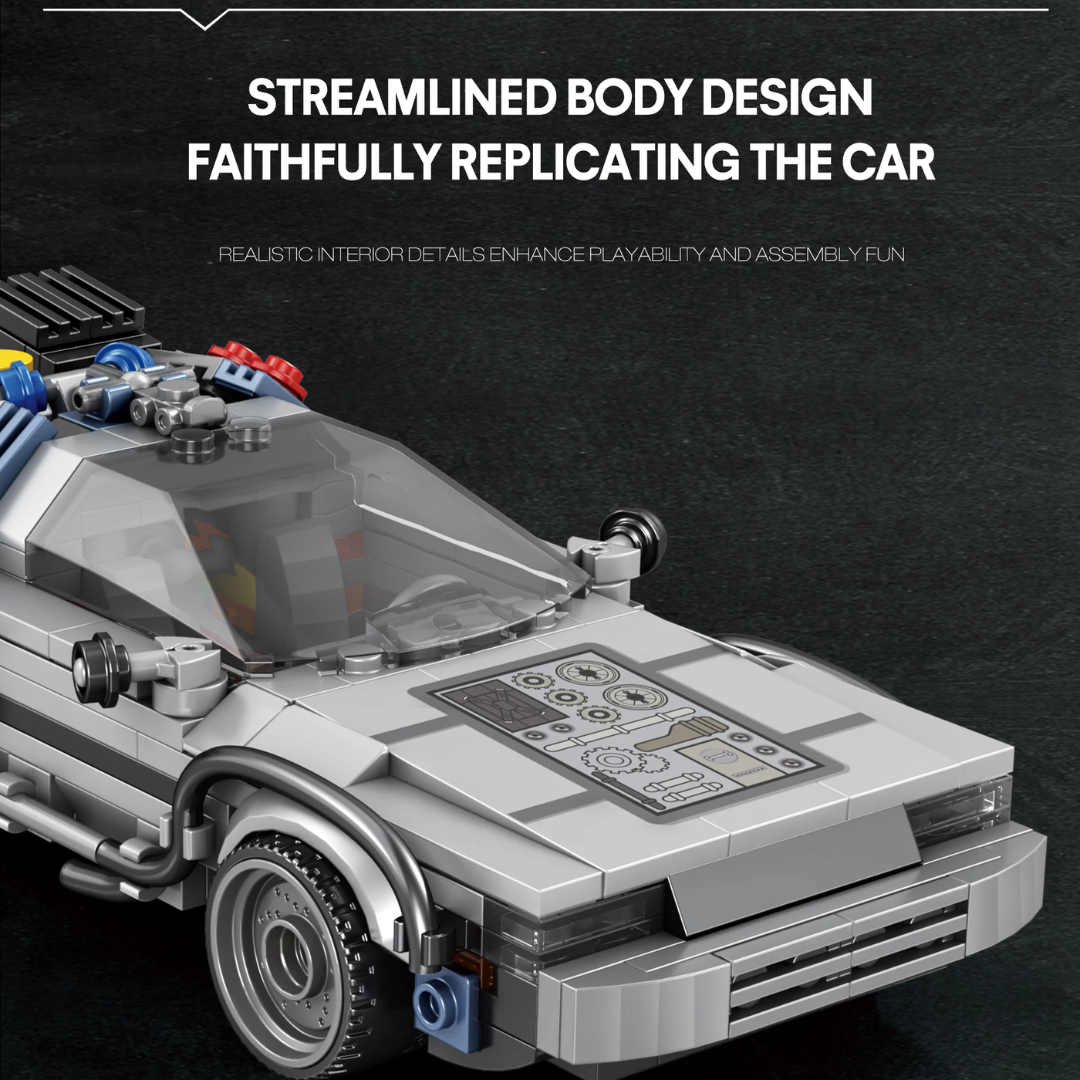 Blocks DeLorean Back to the Future