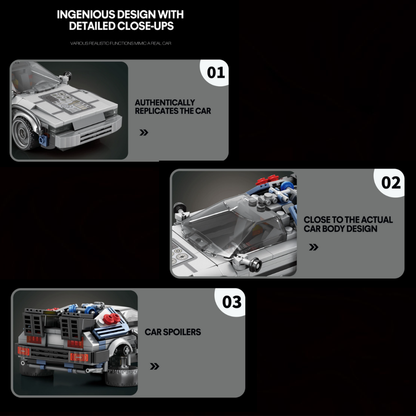 Blocks DeLorean Back to the Future